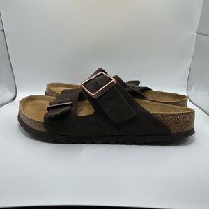 Birkenstock Arizona Regular Fit Sandals Mocha Brown Size Men's 7 Women 9 EUR 40